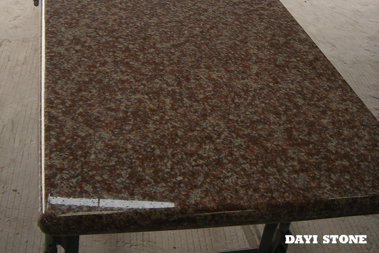 G664 China Brown Granite Stone Countertop Polished Laminated edge 96x26